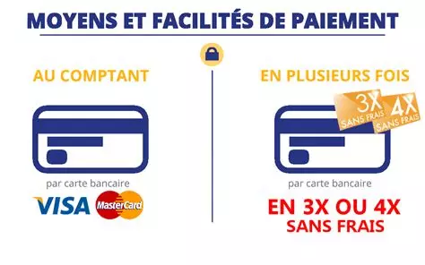 Les différents moyens de payement 